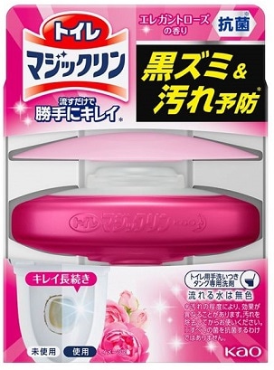 【お取り寄せ】トイレマジックリン 流すだけで勝手にキレイ エレガントローズの香り 本体 80g
