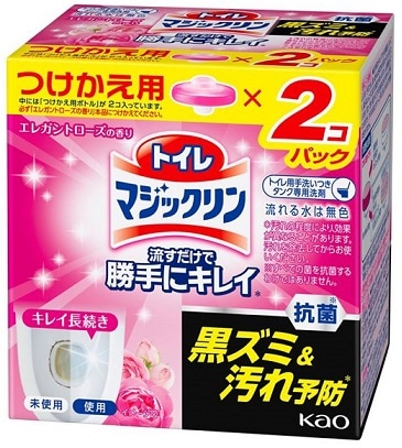 【お取り寄せ】トイレマジックリン 流すだけで勝手にキレイ エレガントローズ つけかえ用 2コパック