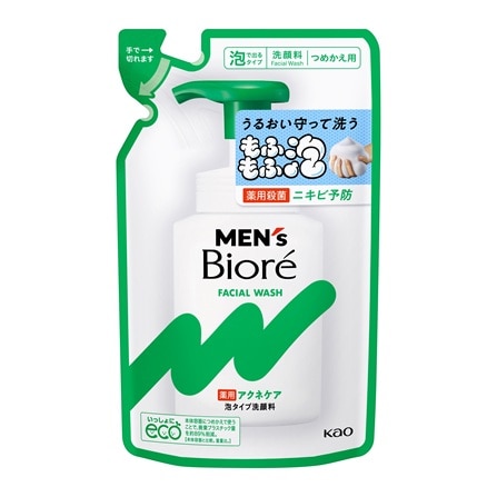メンズビオレ 泡タイプ 薬用アクネケア洗顔 つめかえ用 130ml