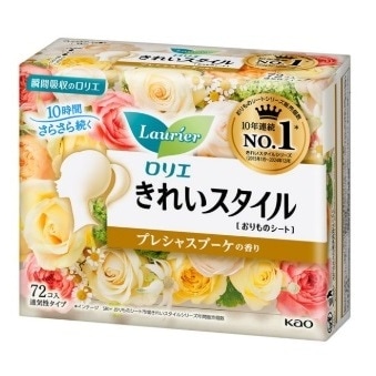 【お取り寄せ】ロリエ きれいスタイル プレシャスブーケの香り 72コ入