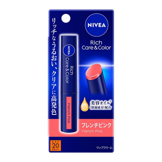ニベア リッチケア&カラーリップ フレンチピンク