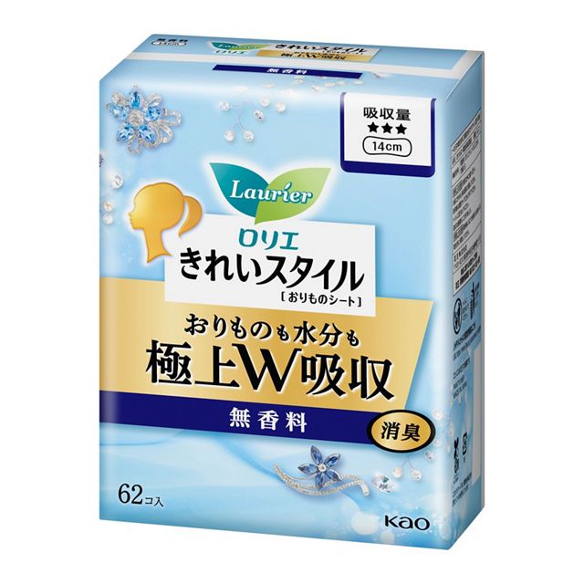 【お取り寄せ】ロリエ きれいスタイル 極上W吸収 無香料 62コ