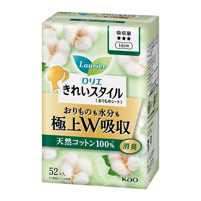 ロリエ きれいスタイル 極上W吸収 天然コットン 52コ