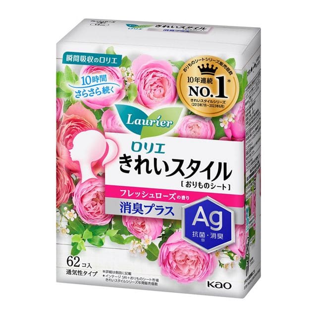 ロリエ きれいスタイル フレッシュローズの香り 消臭プラス 62コ