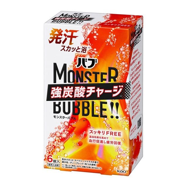 【お取り寄せ】バブ モンスターバブル スッキリFREE 6錠入