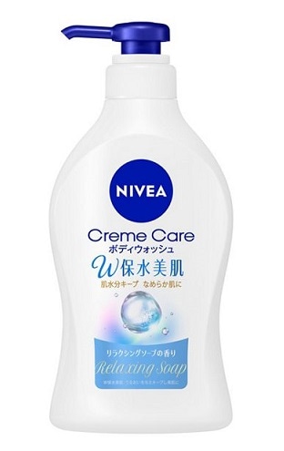 【お取り寄せ】ニベア クリームケア ボディウォッシュ W保水美肌 リラクシングソープの香り 本体 470ml