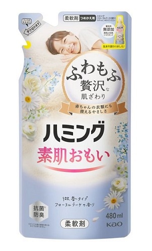 【お取り寄せ】ハミング 素肌おもい フローラルブーケ つめかえ用 480ml