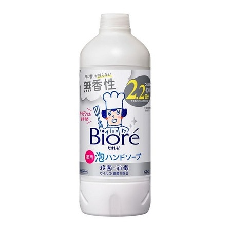 ビオレ泡ハンドソープ 無香料 つめかえ用 430ml