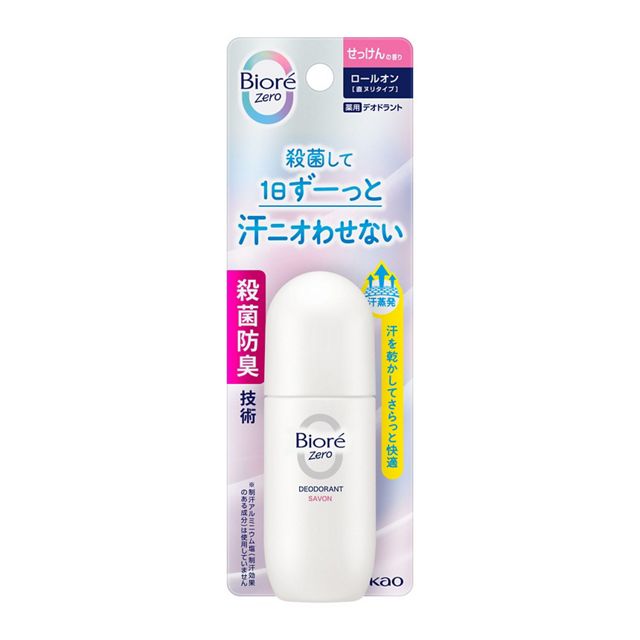 ビオレZero 薬用デオドラントロールオン せっけんの香り 40ml