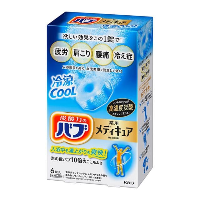 【お取り寄せ】バブ メディキュア 冷涼クール 6錠