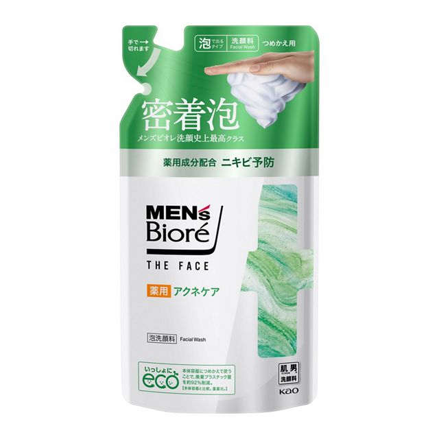 メンズビオレ ザフェイス 薬用アクネケア つめかえ用 170ml