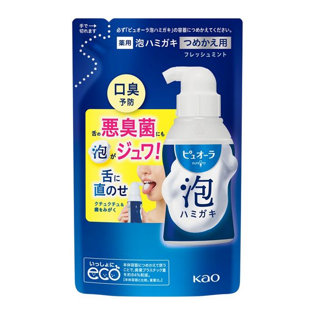 ピュオーラ 泡ハミガキ フレッシュミント つめかえ用
