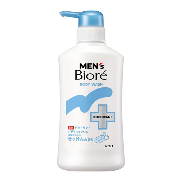 【お取り寄せ】メンズビオレ 薬用デオドラントボディウォッシュ 清潔感のあるせっけん 本体 420ml