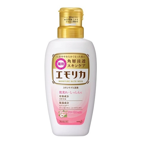 エモリカ 薬用スキンケア入浴液 フローラルの香り 本体 450ml