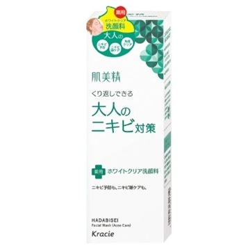 肌美精 アクネ 薬用ホワイトクリア洗顔料 110g