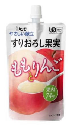 【お取り寄せ】キューピー やさしい献立 すりおろし果実ももとりんご 100g
