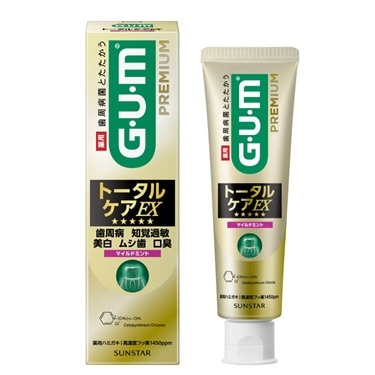 GUM プレミアム デンタルペースト トータルケアEX マイルドミント 90g