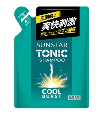 【お取り寄せ】サンスター トニックシャンプー COOLBURST つめかえ用 340ml