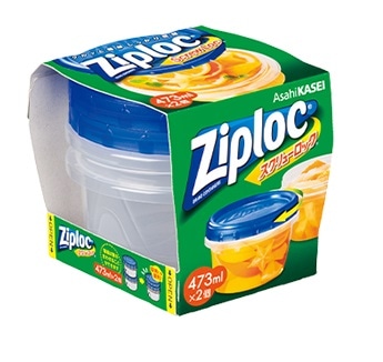 【お取り寄せ】ジップロックコンテナー スクリューロック 473ml 2個