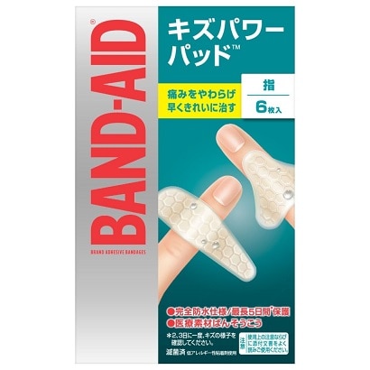 バンドエイド キズパワーパッド 指用 6枚