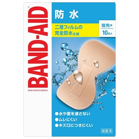【お取り寄せ】バンドエイド 防水 指先用 10枚
