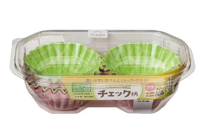 おべんとうカップ チェック柄 プチ 4色 92枚入