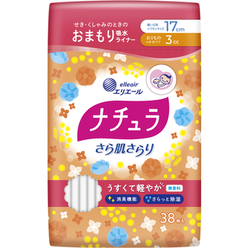ナチュラ さら肌さらり 吸水ライナー 17cm 3cc 38枚