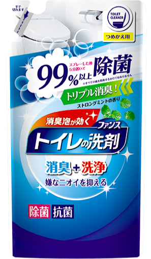 ファンス トイレの洗剤除菌・消臭 つめかえ用 330ml