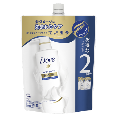 【お取り寄せ】ダヴ モイスチャーケア シャンプー つめかえ用 700g