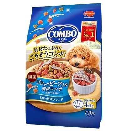 コンボ ドッグ ゴロッとビーフ入り 720g