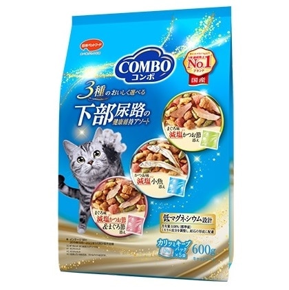 コンボ キャット 下部尿路の健康維持 アソート 120g×5P