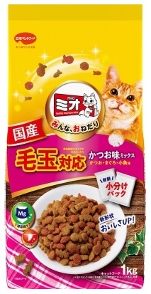 ミオ ドライミックス 毛玉対応 かつお味 1kg