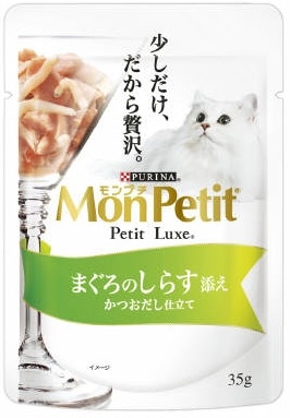 モンプチ プチリュクスパウチ まぐろのしらす添え 35g