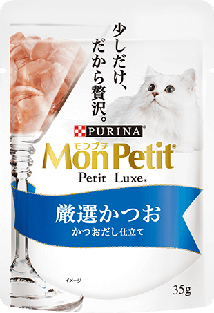モンプチ プチリュクスパウチ 厳選かつお 35g
