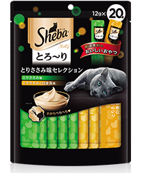 シーバ とろーりメルティ とりささみ味セレクション 12g×20本