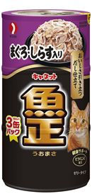 魚正 まぐろ・しらす入り 160g×3缶パック