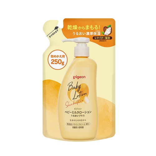 ピジョン ベビーミルクローション うるおいプラス つめかえ用 250g