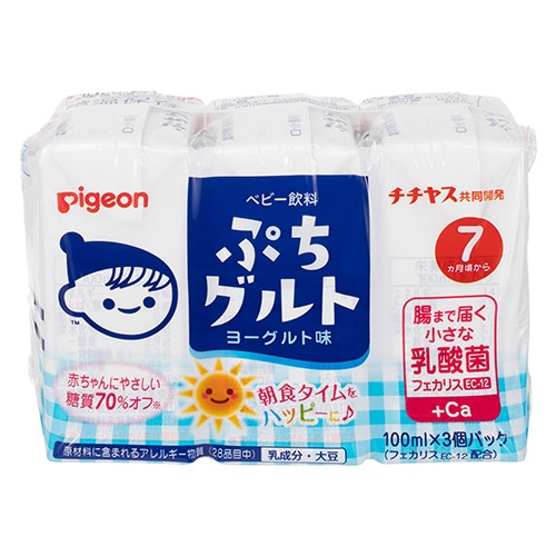 【お取り寄せ】ピジョン ぷちグルト 100ml×3コパック