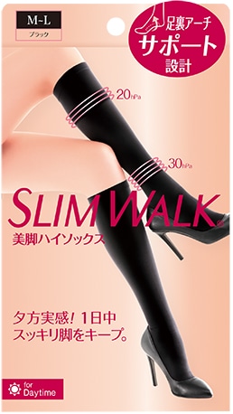 スリムウォーク 美脚ハイソックス M〜L