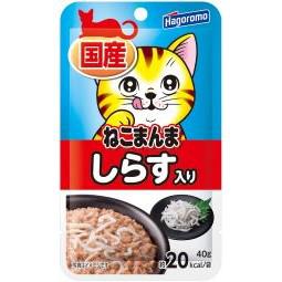 【販売終了しました】ねこまんまパウチ しらす入り 40g