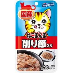 【販売終了しました】ねこまんまパウチ 削り節入り 40g