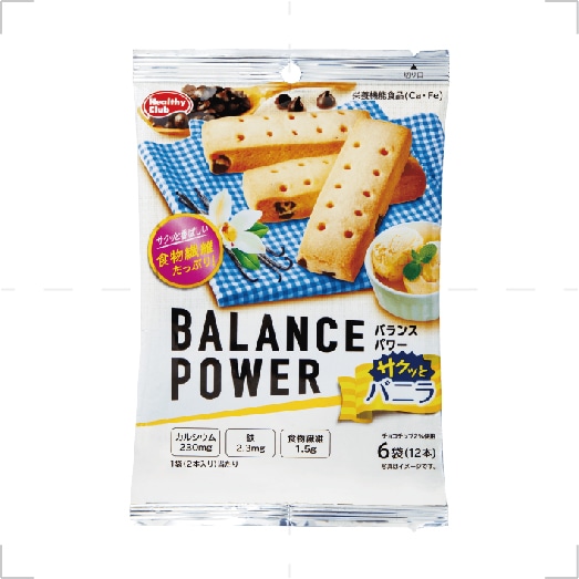 バランスパワー サクッとバニラ味 6袋