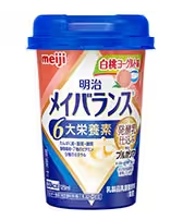 明治メイバランス ミニカップ 白桃ヨーグルト味 125ml