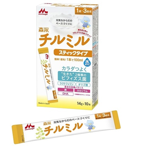 【お取り寄せ】森永 チルミルスティックタイプ 14gX10本