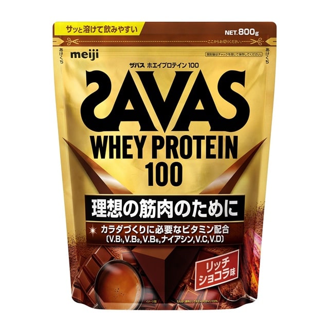 ザバス ホエイプロテイン100 リッチショコラ味 800g