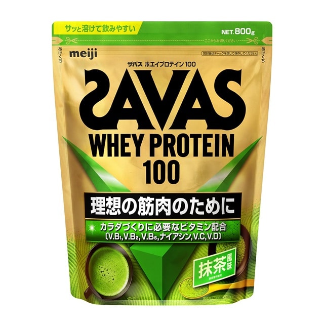 ザバス ホエイプロテイン100 抹茶風味 800g