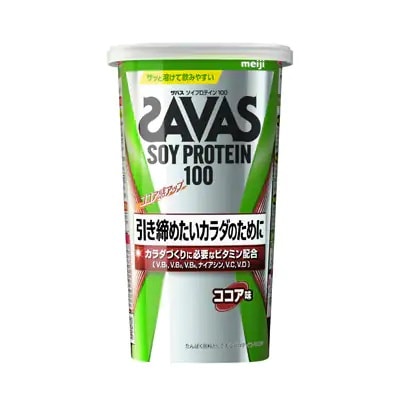 ザバス ソイプロテイン100 ココア味 224g