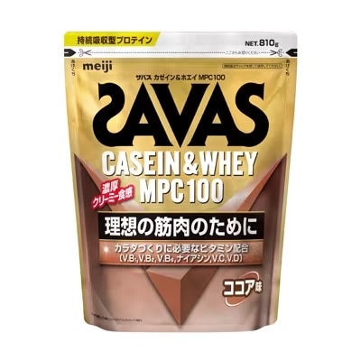 【販売終了しました】ザバス カゼイン&ホエイ MPC100 ココア味 810g