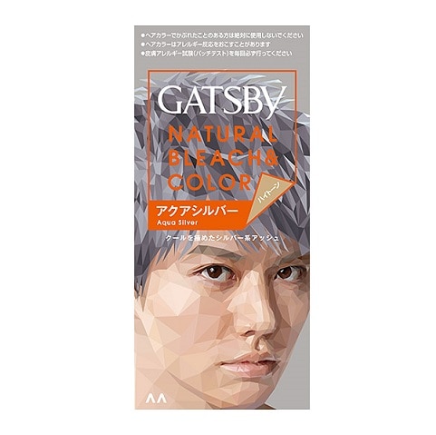 ギャツビー ナチュラルブリーチカラー アクアシルバー