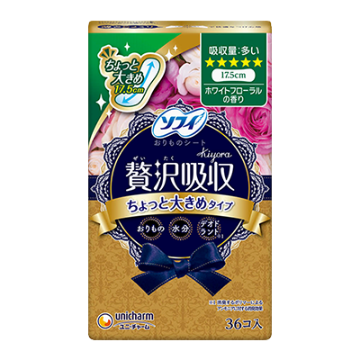 ソフィ Kiyora 贅沢吸収 ホワイトフローラルの香り 多い 36枚